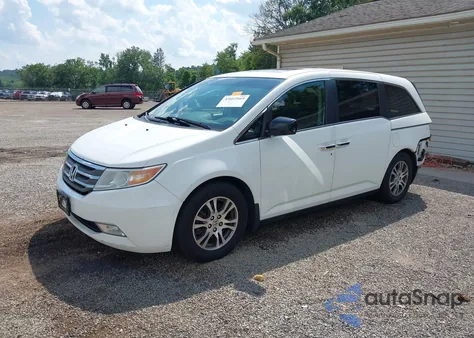 2011 Honda Odyssey Ex-L from USA, damaged, VIN 5FNRL5H65BB104640